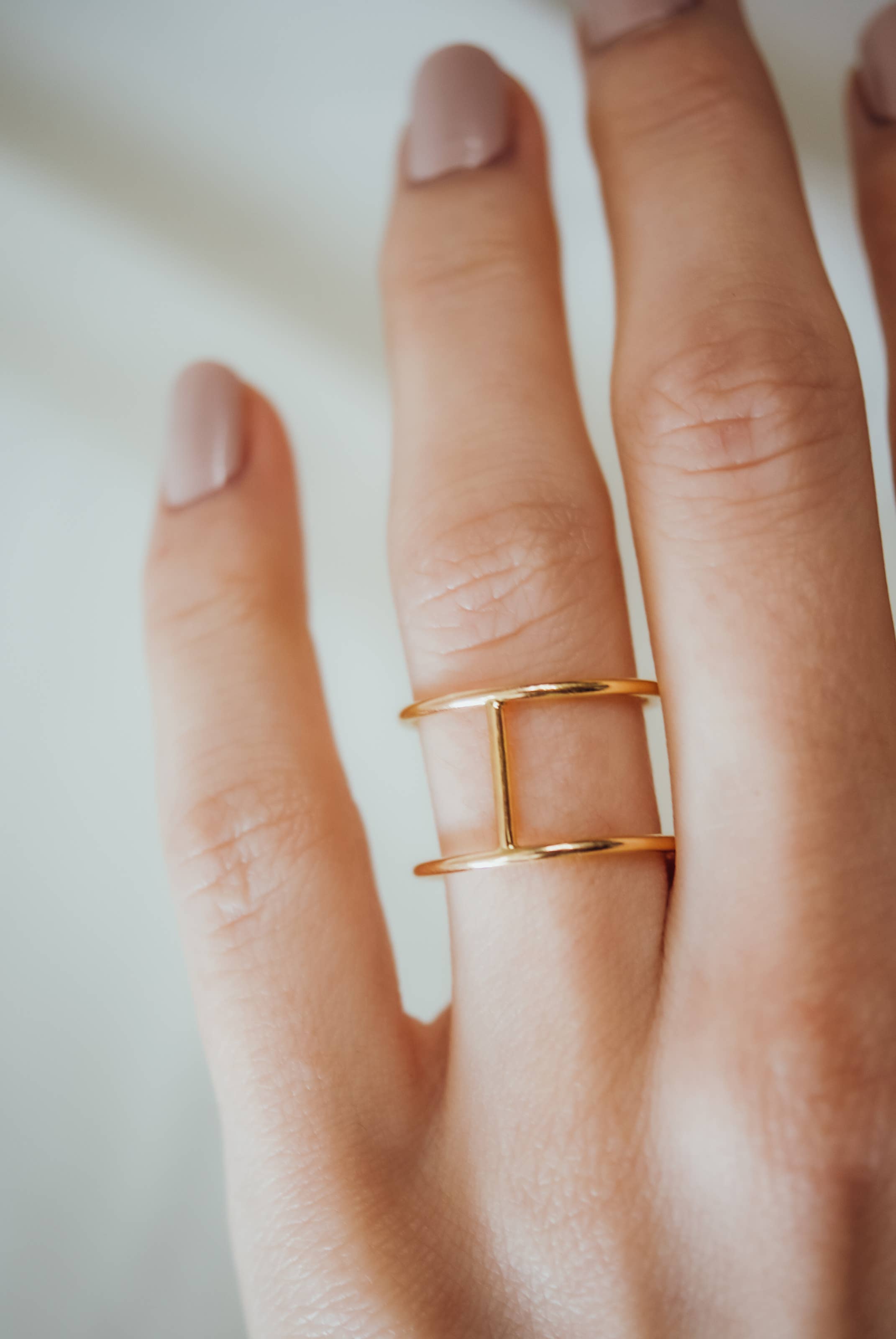 Gold Cage Ring