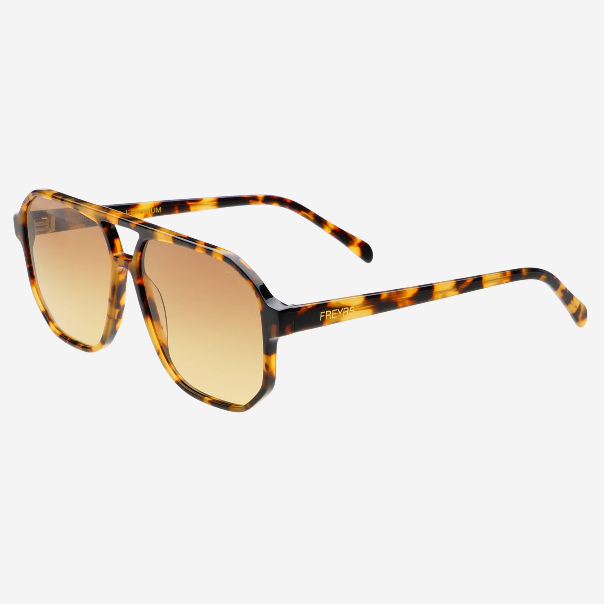 Freyrs Billie Mens Aviator Sunglasses Tortoise