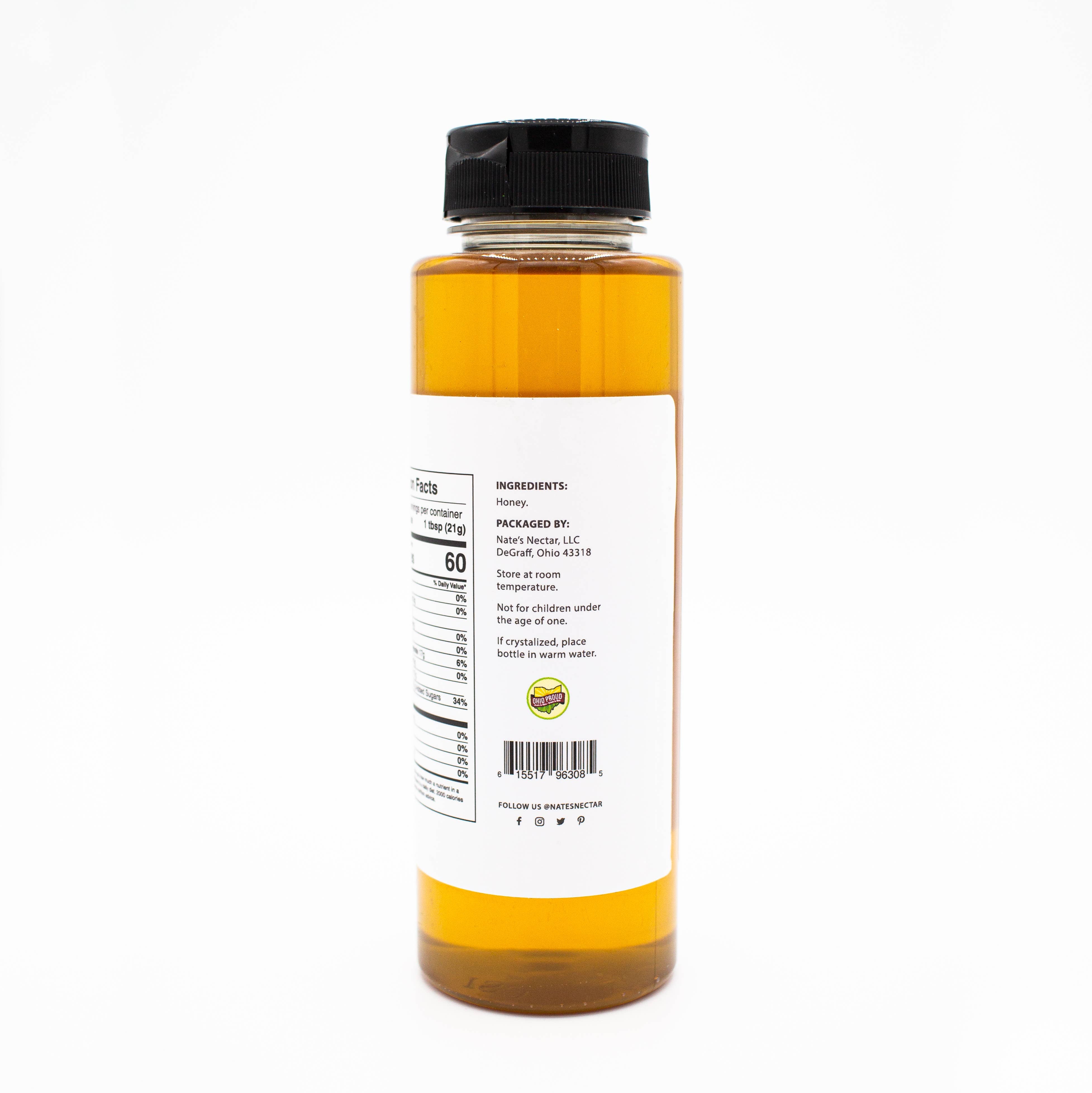 Natural Raw Honey Squeeze Bottle