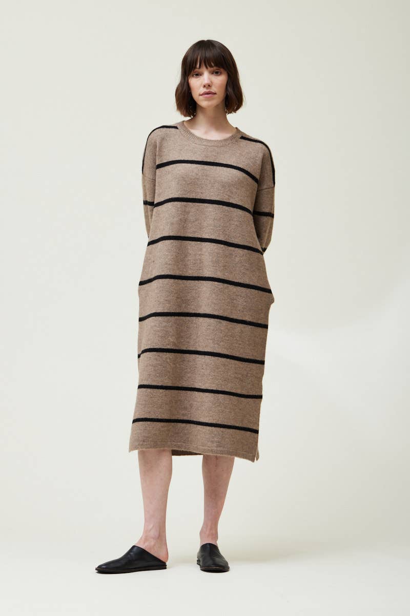 Hall Striped Sweater Dress