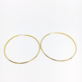 18k Endless Continuous Hoops