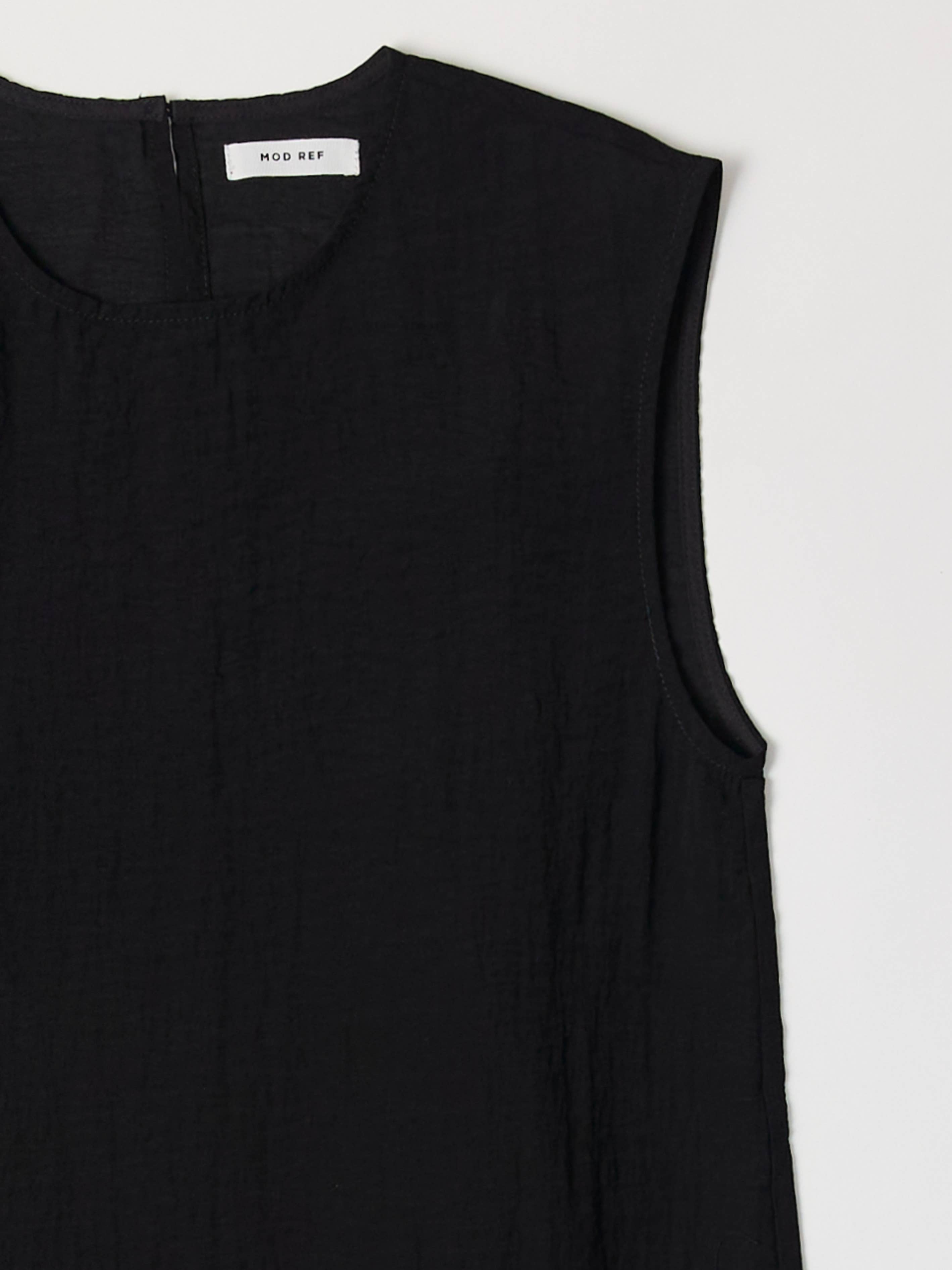 The Alden Sheer Maxi Sheath Dress in Black