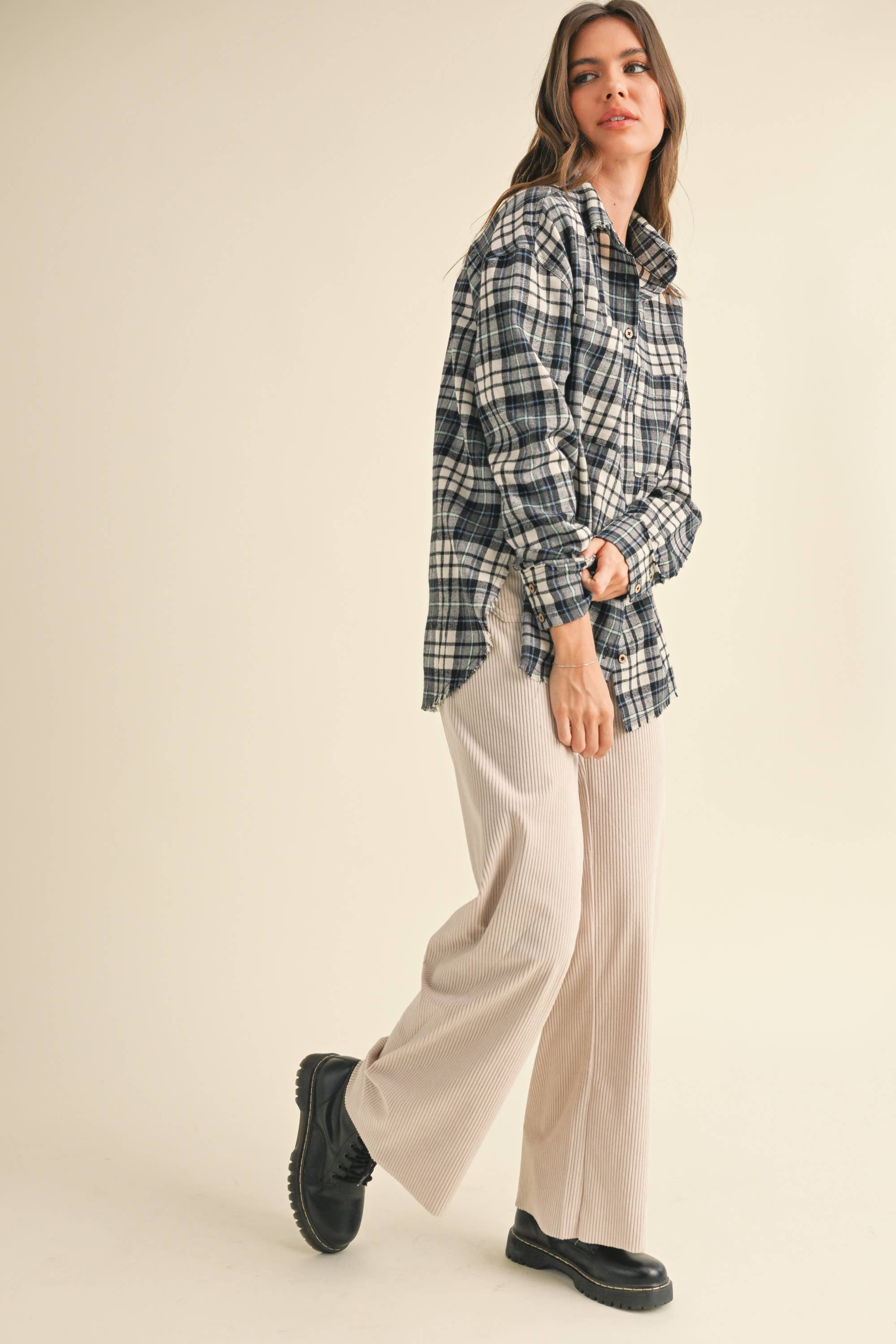 Dreamy Days Plaid Button Down