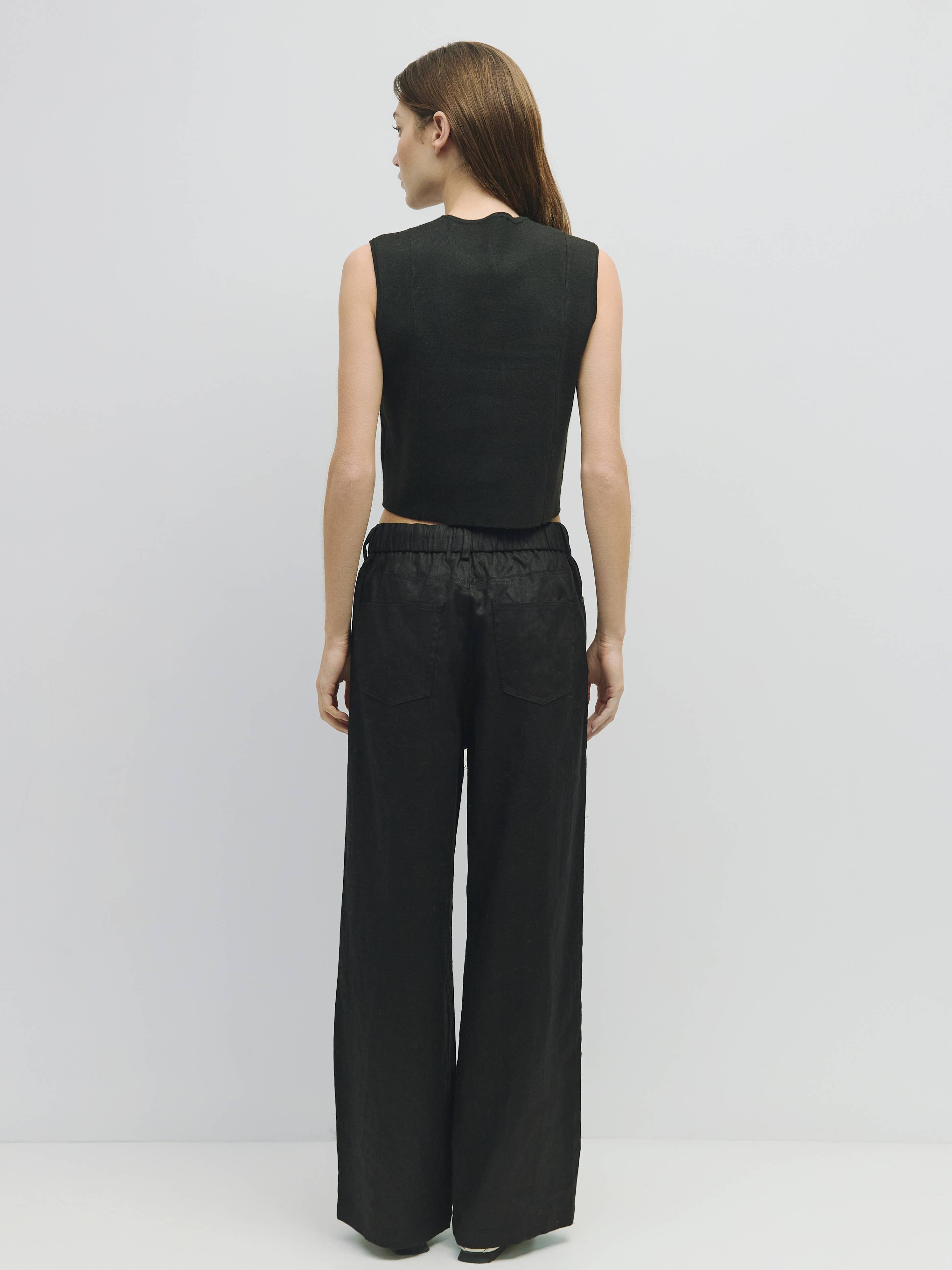 Jeanette Linen Drawstring Pants