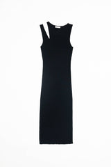 The Genie Shoulder Cut-Out Midi Dress