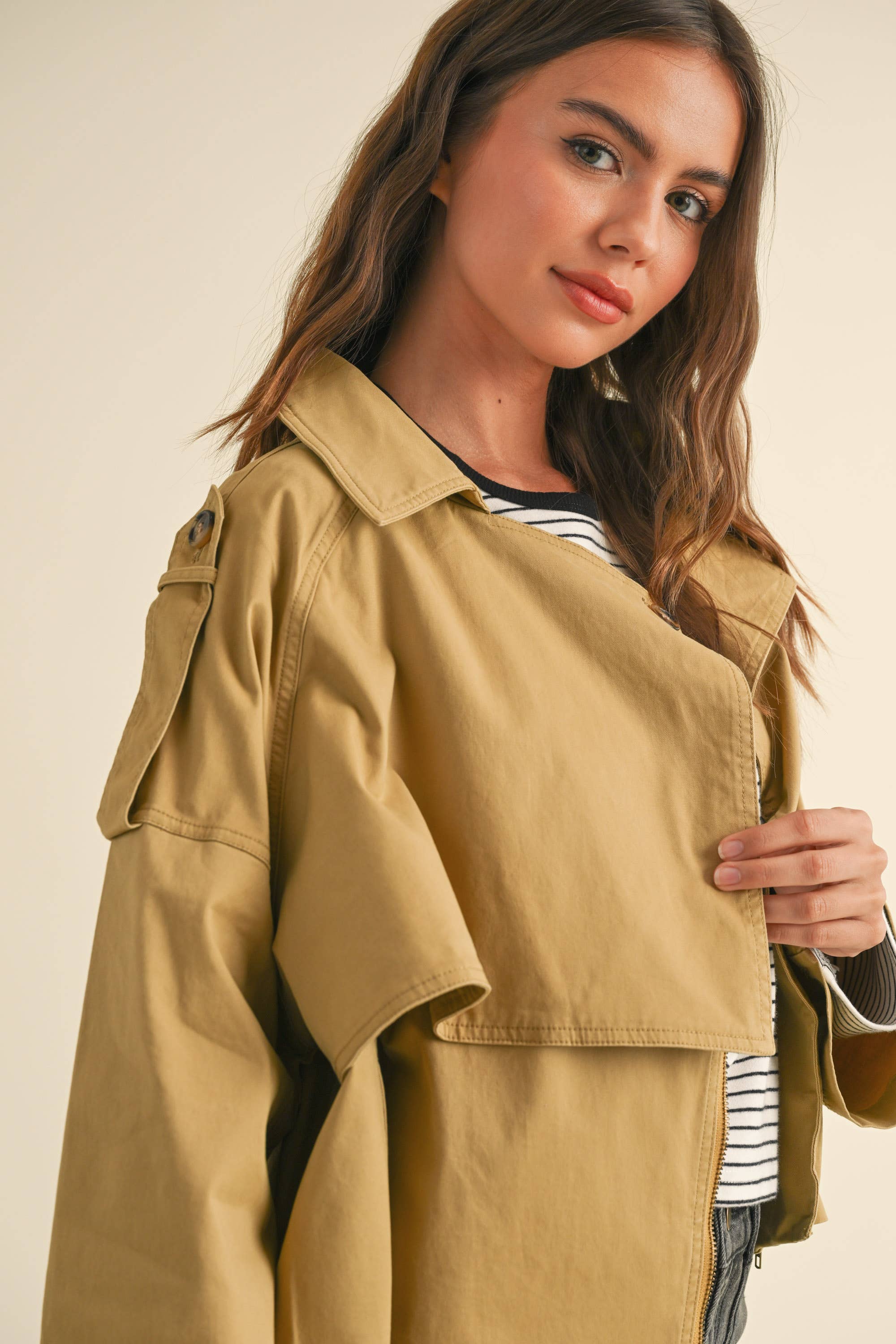 Bella Short Trench Jacket