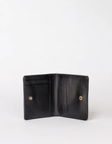 Alex Fold Over Black Leather