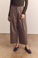 Amente Wide-leg ankle trousers