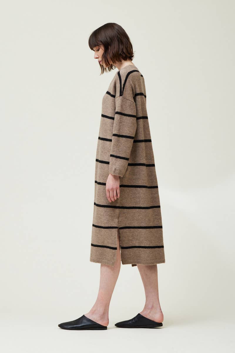 Hall Striped Sweater Dress