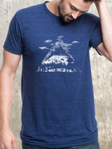 Mountain Clouds Triangles T-Shirt