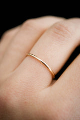 Thick Gold Stacking Ring