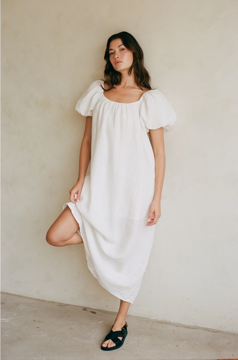 Leila Linen Apres Midi Dress