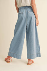 Gennie Wide Leg Crop Pants