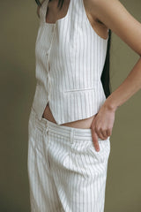 The Frances Pants in Ivory