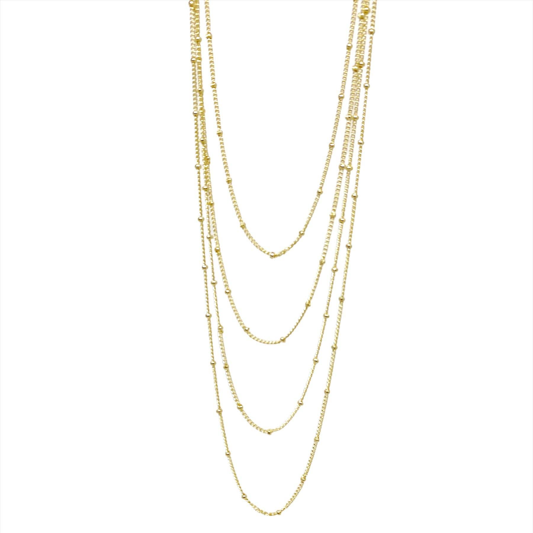 18k GF Satellite Chain Available in 16", 18"