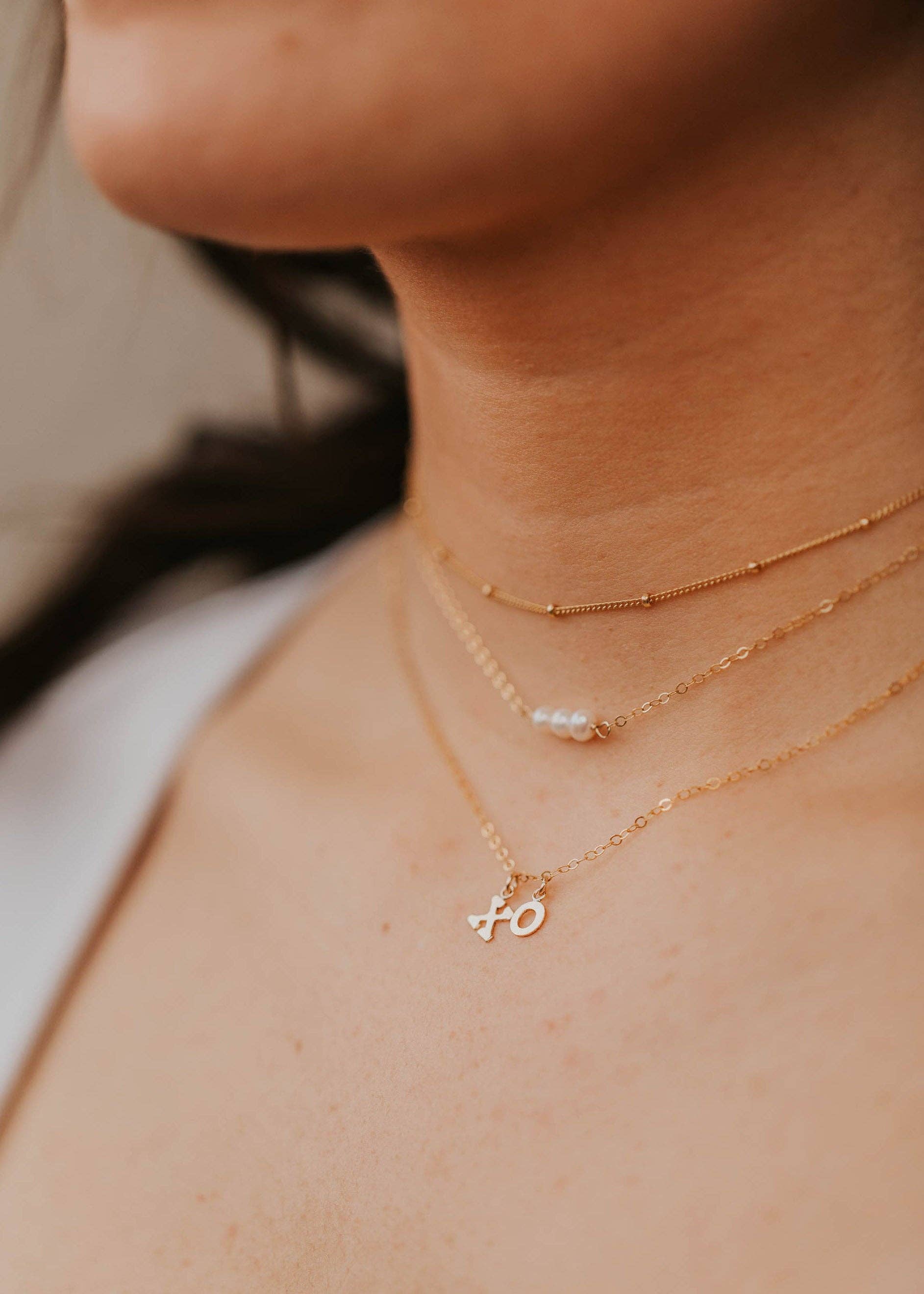 XO Necklace in Sterling Silver