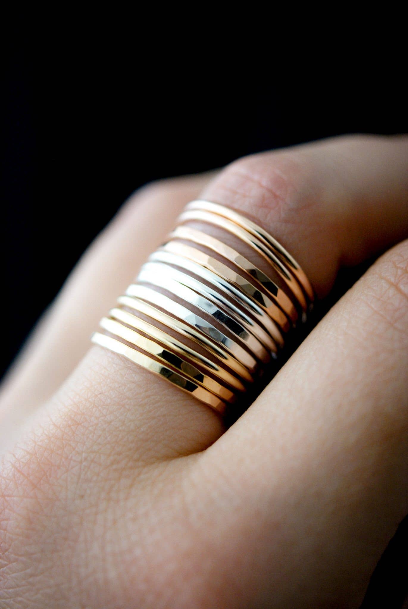 Thick Gold Stacking Ring