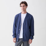 James Soft Fleece Cardigan Navy or Grey Heather