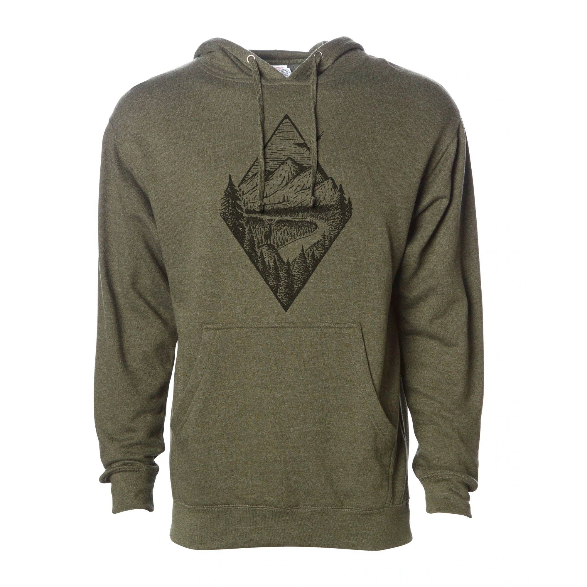 River Mountain Forest Hoodie