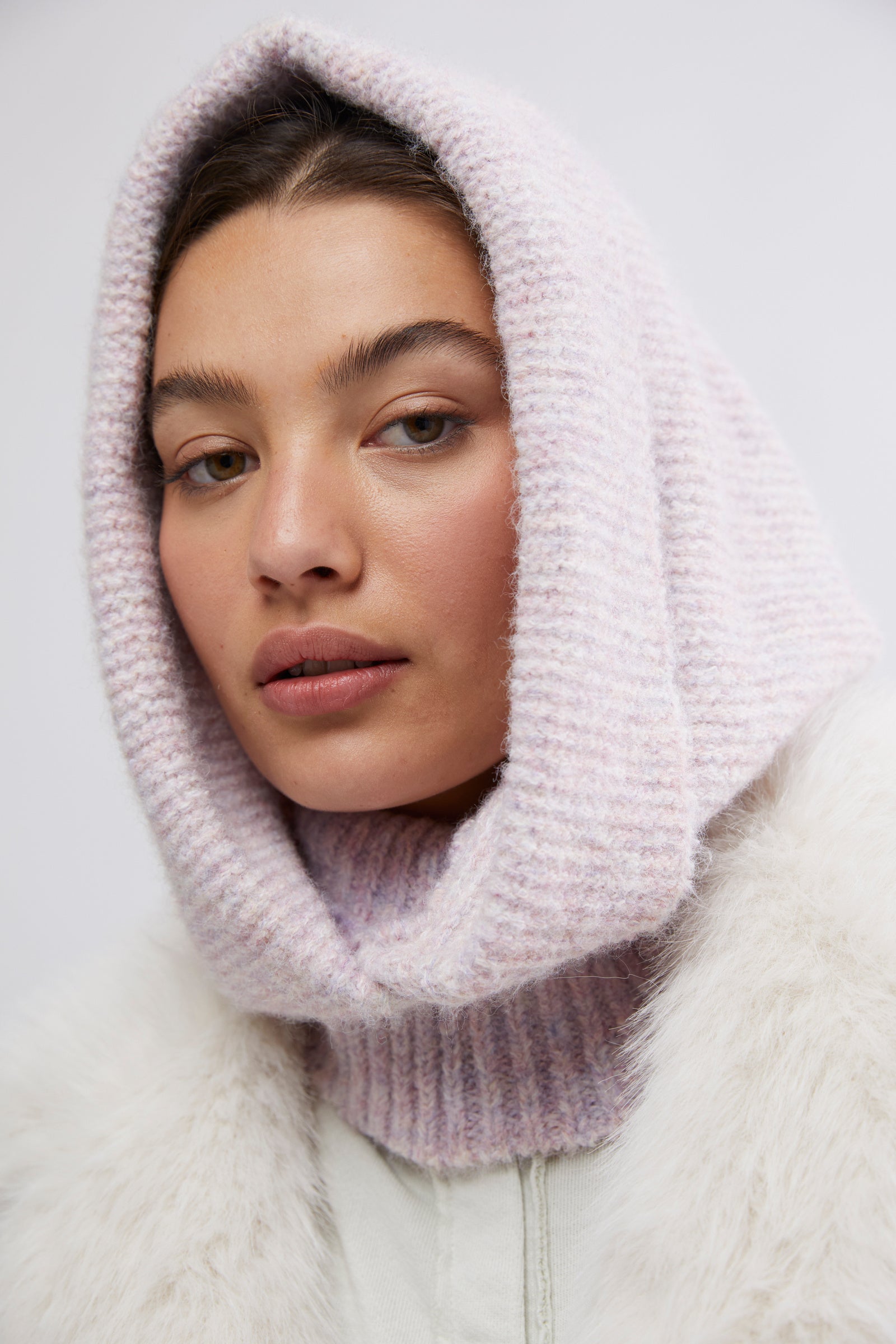 Free People Slouch Balaclava in Orchid or Grey