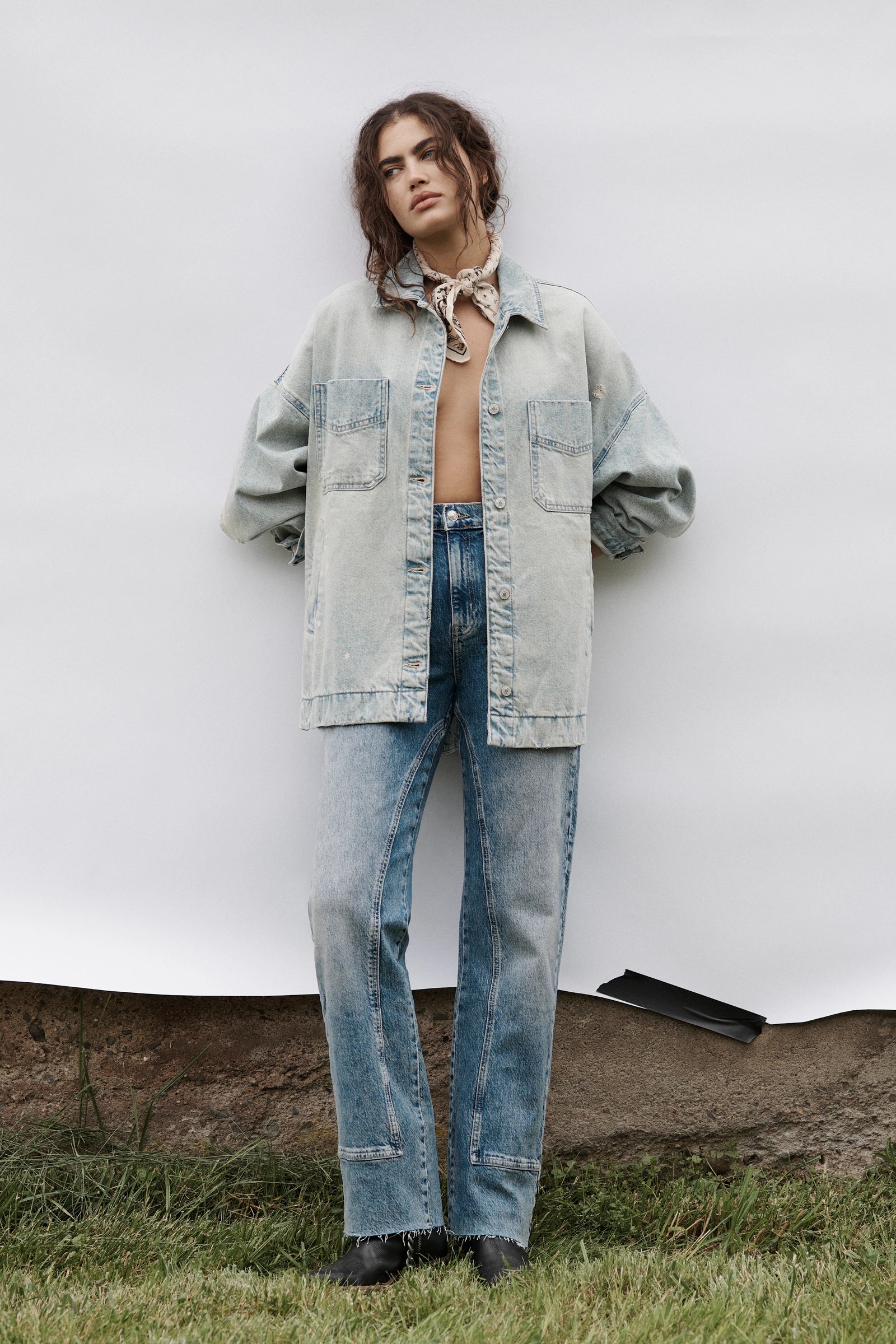 Free People Risk Taker Mid Rise Jeans in Mantra