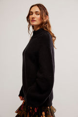 Free People Sunbeam Sweater in Black