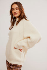 Free People Sunbeam Sweater in White