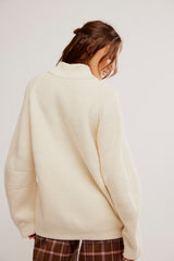 Free People Sunbeam Sweater in White