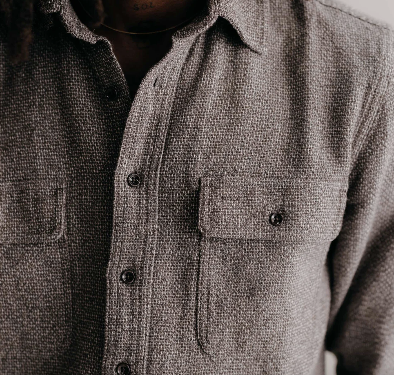 Taylor Stitch Ledge Shirt in Linen Tweed