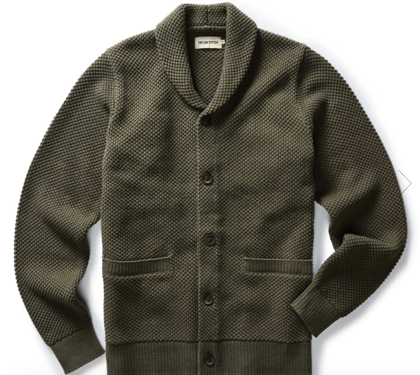 Taylor Stitch Crawford Sweater in Fatigue Olive