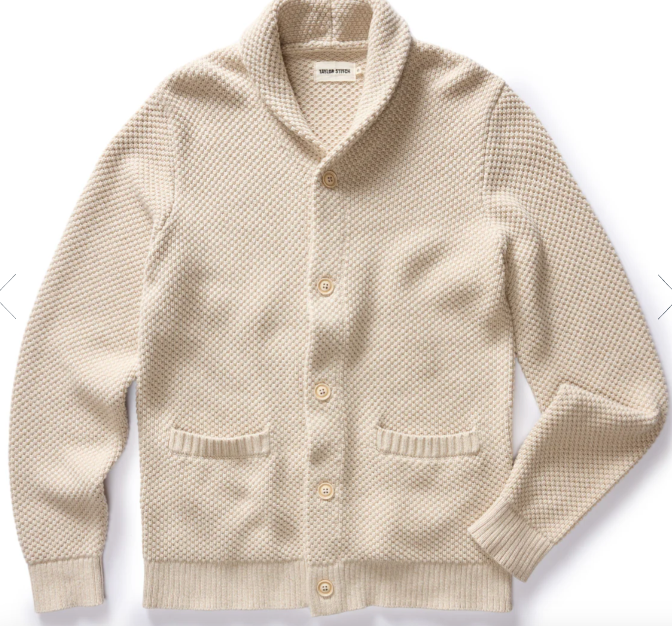 Taylor Stitch Crawford Sweater in Marled Natural