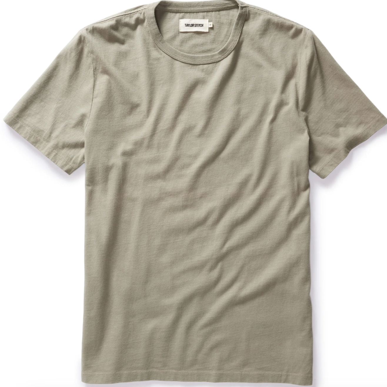 Taylor Stitch Organic Cotton Tee in Sage, White or Grey