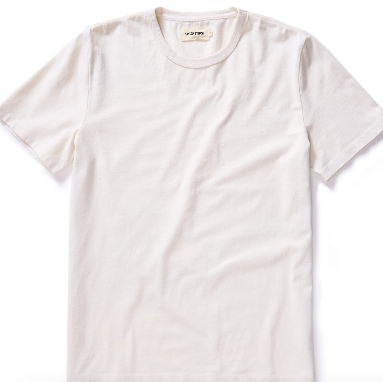 Taylor Stitch Organic Cotton Tee in Sage, White or Grey