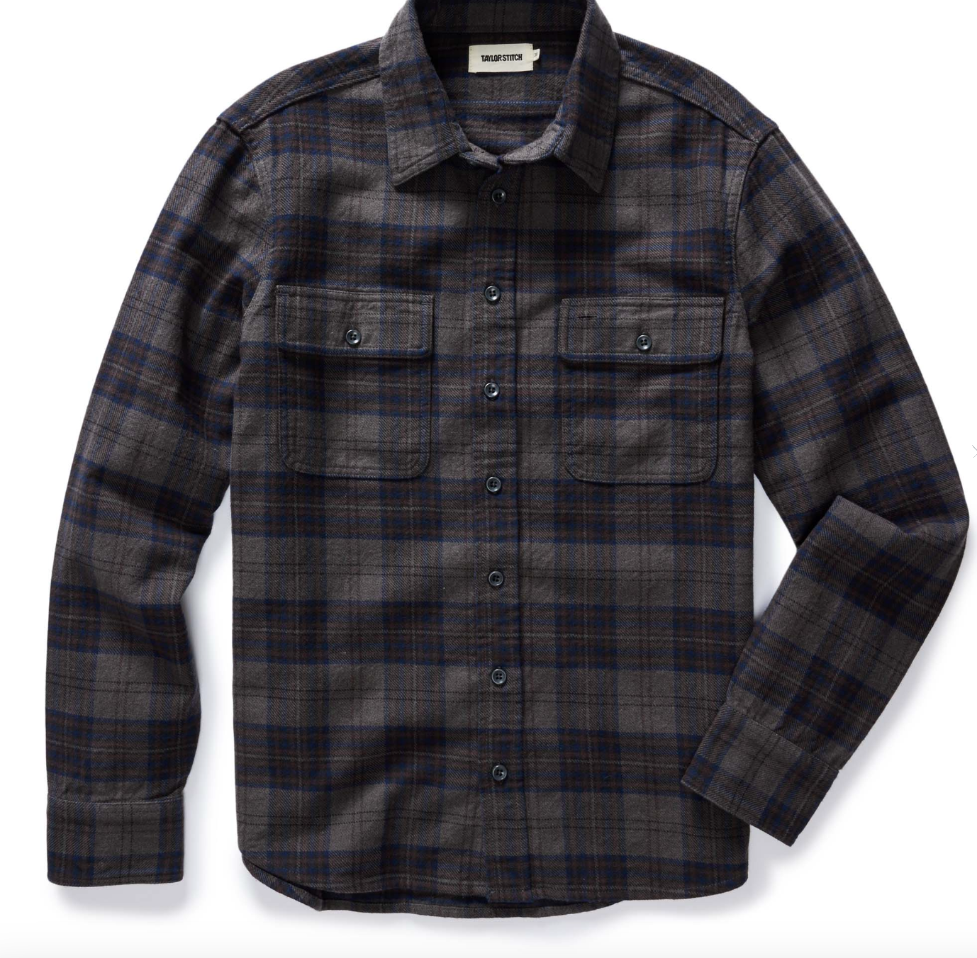 Taylor Stitch Ledge Shirt in Heather Granite