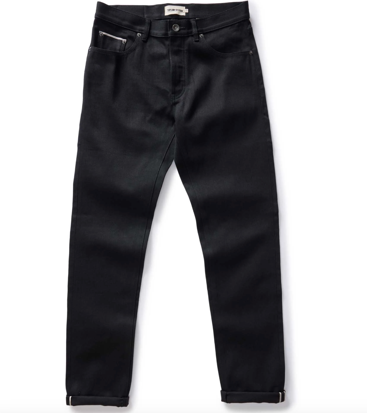 Taylor Stitch Slim Jean in Rigid Black Organic Selvedge