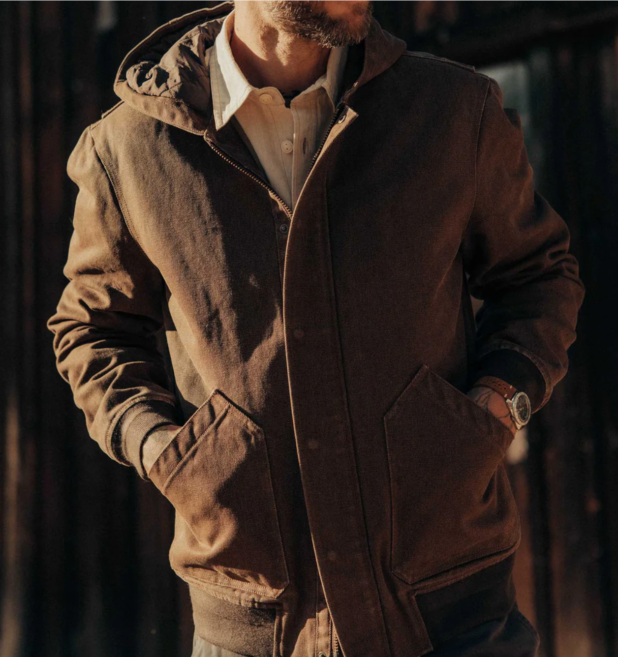 Taylor Stitch Workhorse Aged Penny Canvas Jacket