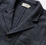 Taylor Stitch Evans Jacket in Navy Birdseye Wool