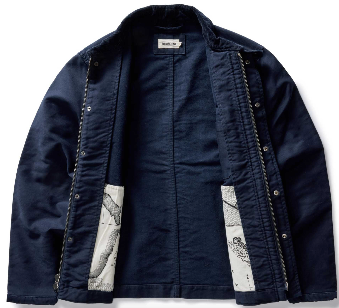 Taylor Stitch Deck Jacket in Dark Navy Bedford