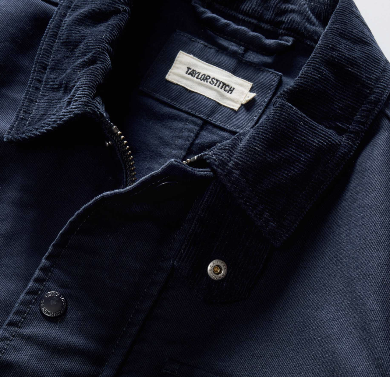 Taylor Stitch Deck Jacket in Dark Navy Bedford