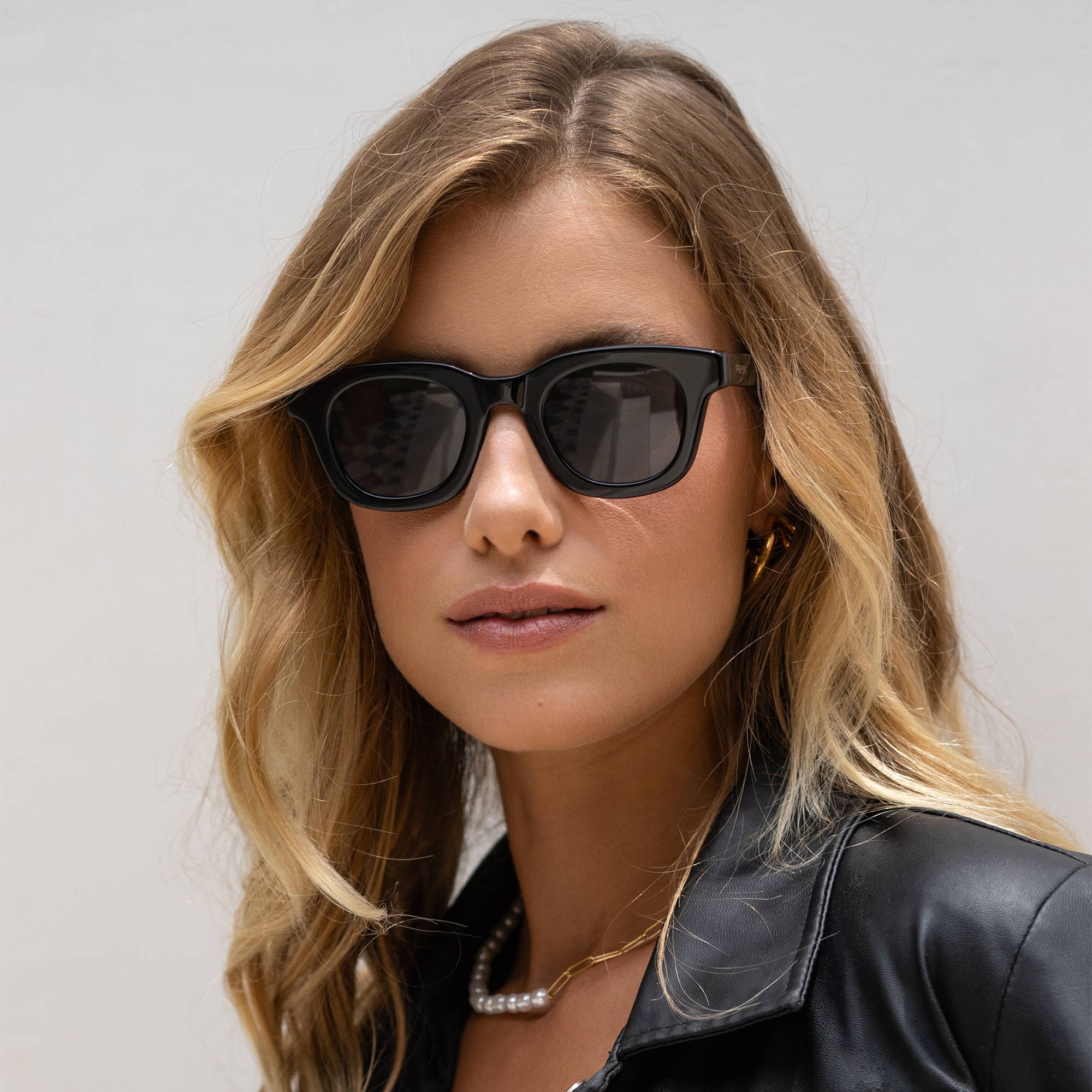 Freyrs Deni Acetate Round Sunglasses