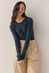 Amente Wool Bend Lightweight Top