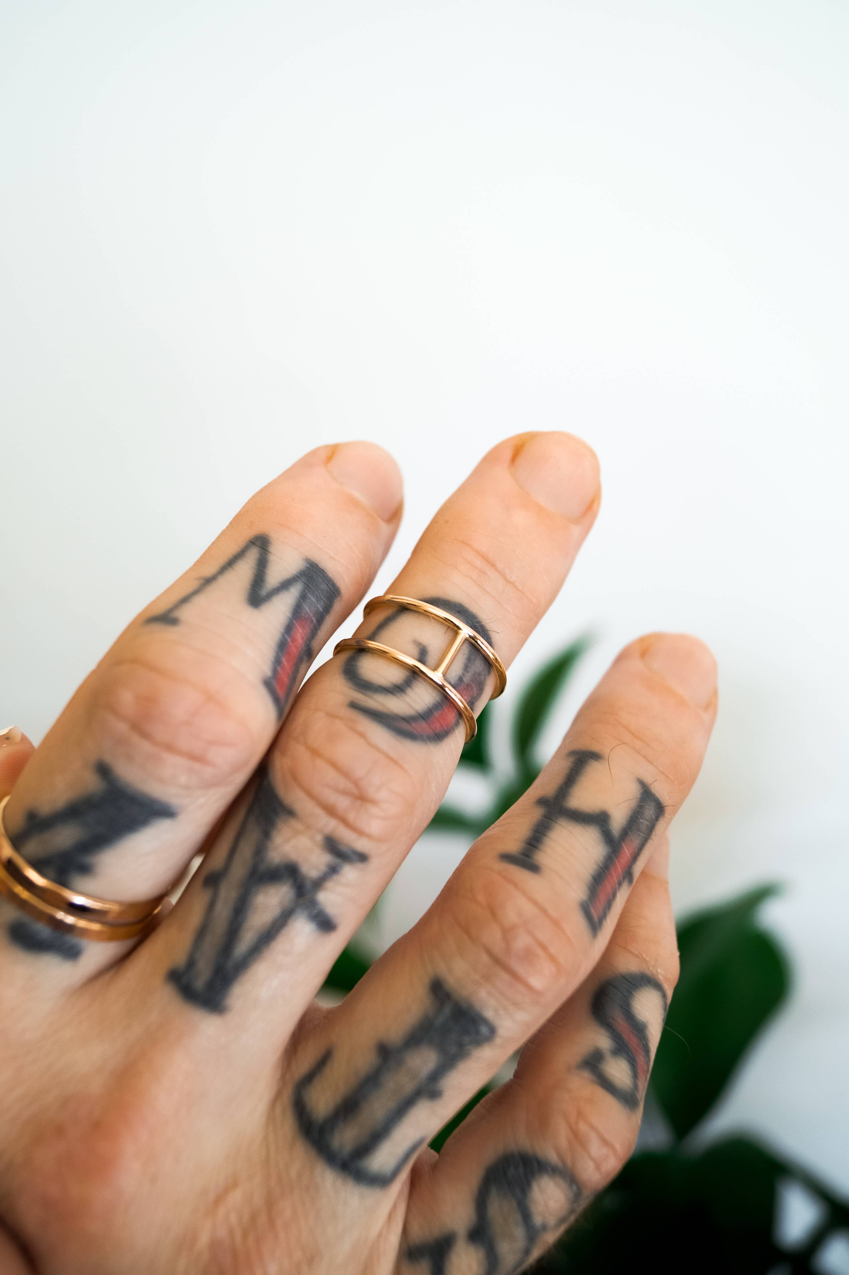 Gold Cage Ring