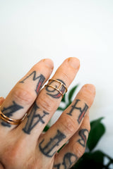 Gold Cage Ring