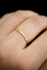 Thick Gold Stacking Ring