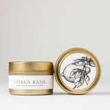 Citrus Basil : Jar Soy Candle