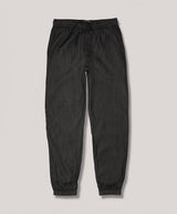 Black Chambray Pants