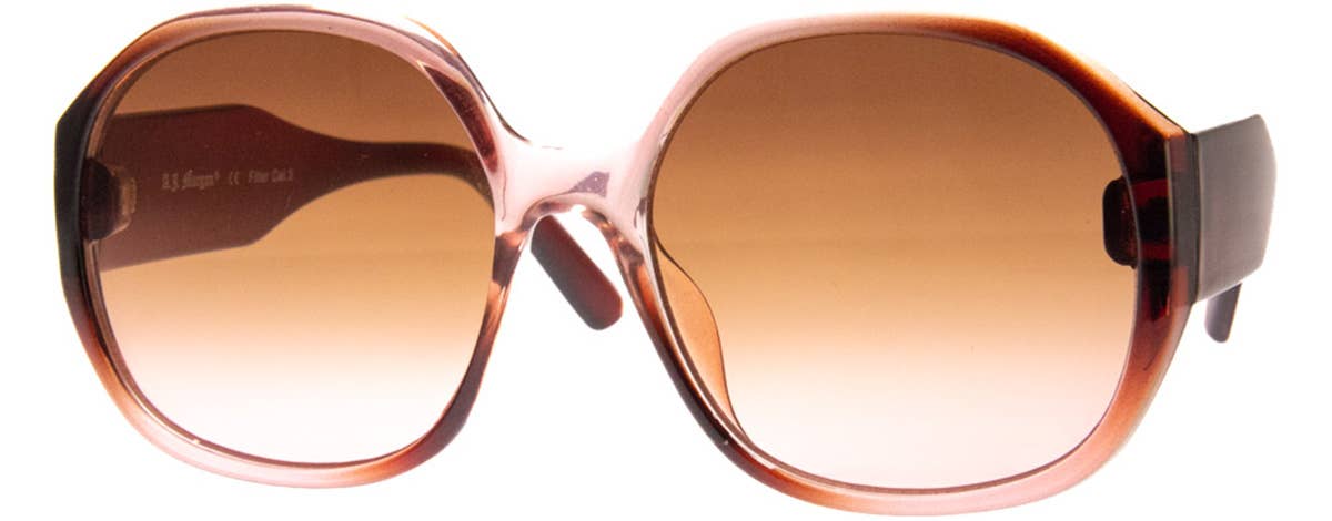 So Enchanting Brown/Pink Sunglasses