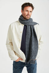 Kinard Aran Scarf - Grey