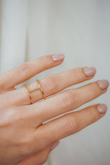 Gold Cage Ring