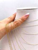 14K Gold Filled Cable Necklaces